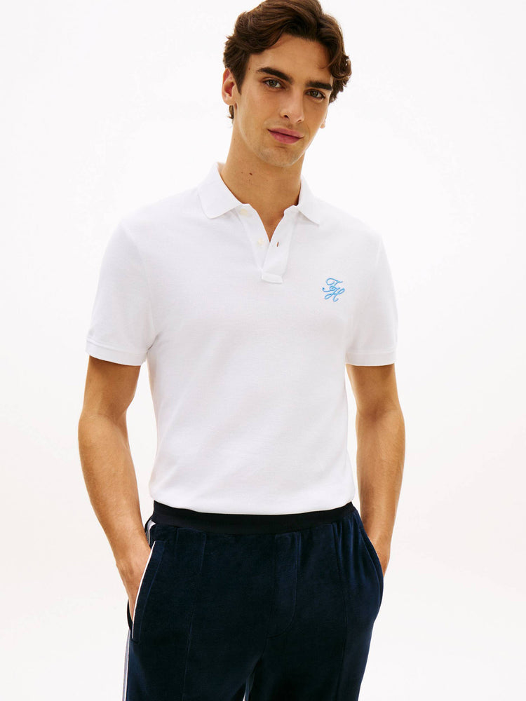 Ανδρικό polo TH SCRIPT REG POLO MW0MW43046YBR | MW0MW43046YBR