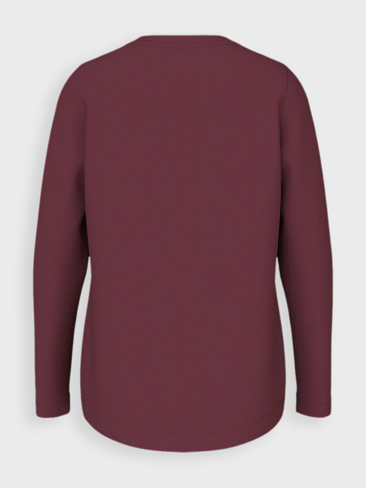 Εφηβική μπλούζα μακό Out And About NKFVIX LS TOP 13224952 | 13224952