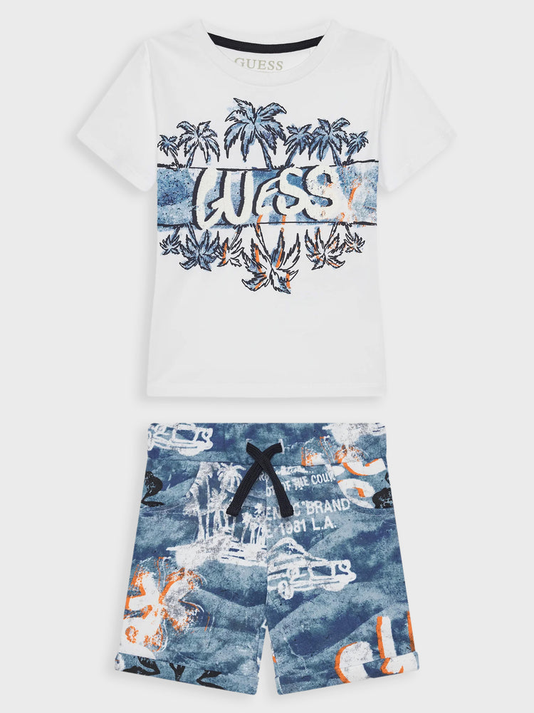 Παιδικό σύνολο με βερμούδα σταμπωτή | N5GG13K8HM4G011