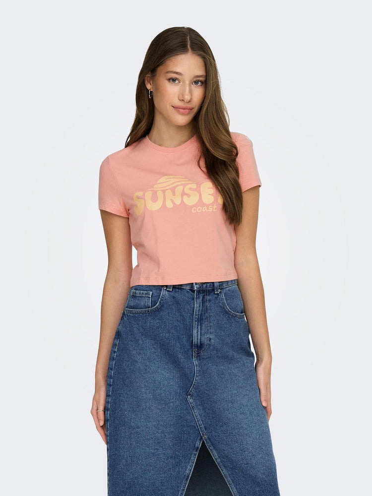 Γυναικείο t-shirt crop ONLAMY S/S COAST TOP 15296958 | 15296958