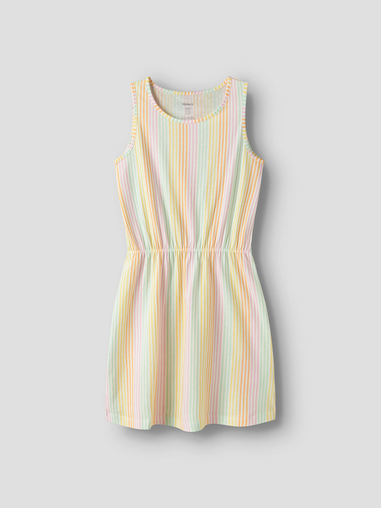 Εφηβικό φόρεμα ριγέ NKFVIGGA TANK DRESS 13230097 | 13230097