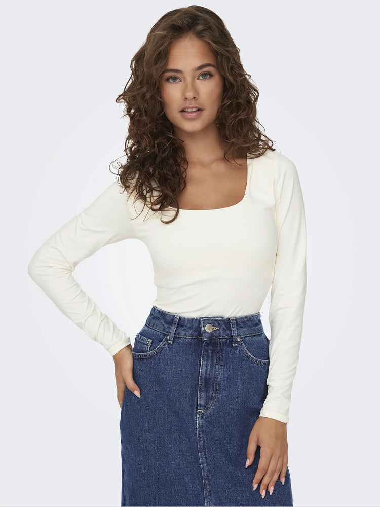 Γυναικεία μπλούζα  ONLTALMA L/S SQUARE NECK TOP 15272666 | 15272666