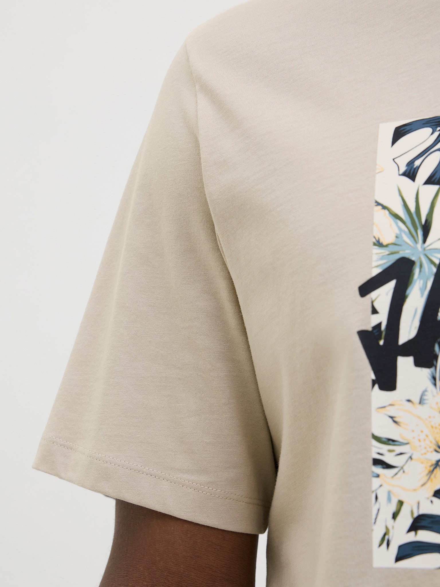 Ανδρικό t-shirt JJHAWAII SHAPE TEE SS CREW NECK 12269324 | 12269324