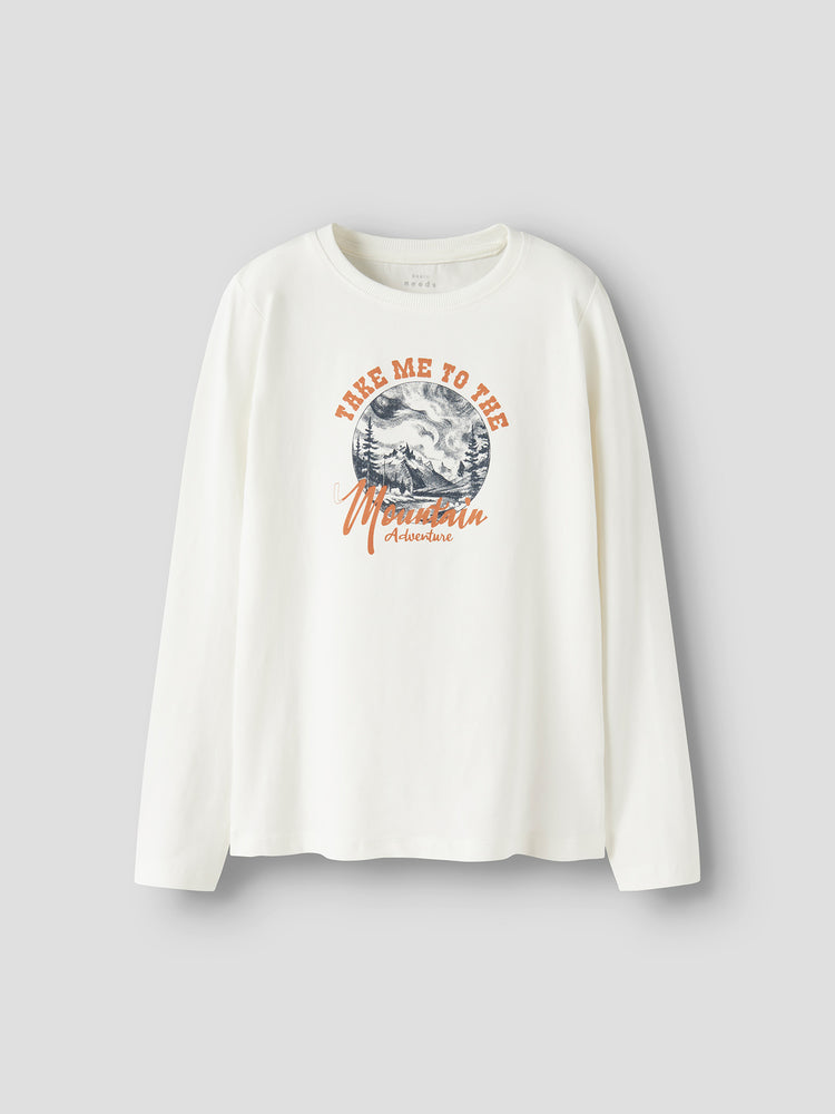 Εφηβική μπλούζα μακό mountain NKMVUX LS TOP 13224969 | 13224969