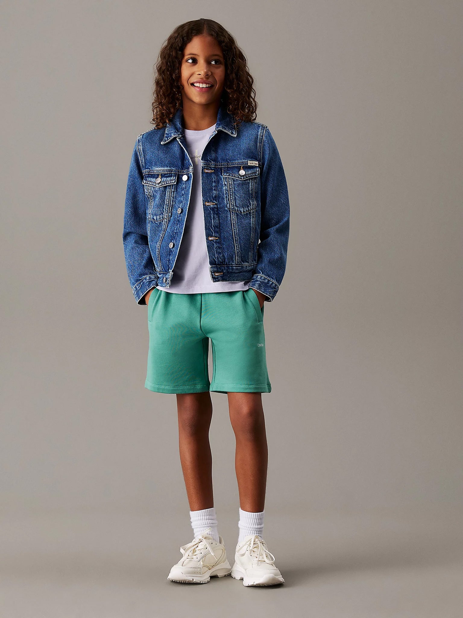 Παιδικό σορτς φούτερ NEW INST. LOGO SHORTS IU0IU00703L5Y | IU0IU00703L5Y