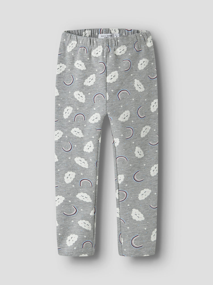 Παιδικό κολάν σταμπωτό Rainbow Clouds NMFDAVINA AOP SWE LEGGING 13234445 | 13234445