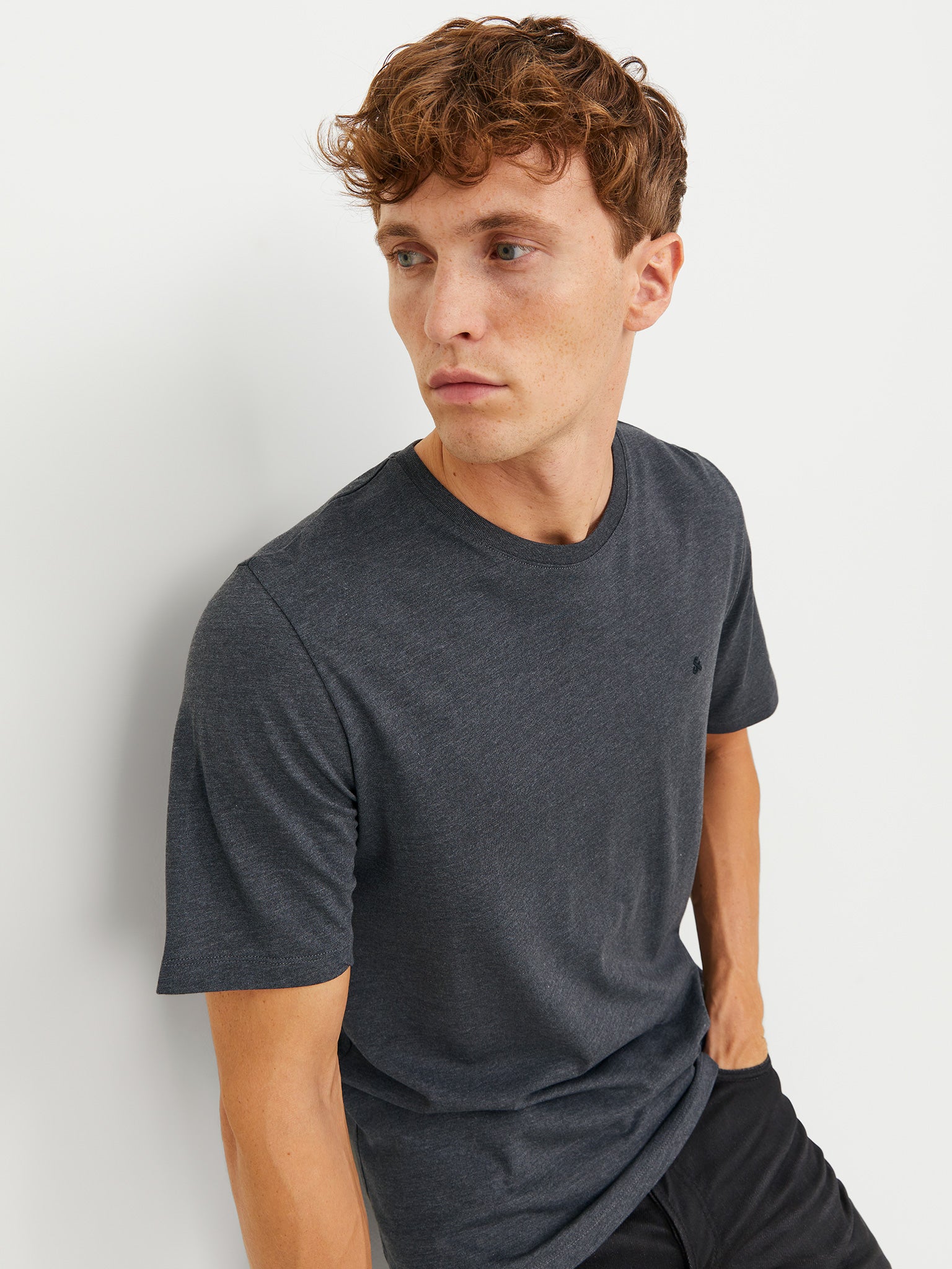 Ανδρικό t-shirt JJEPAULOS TEE SS CREW NECK NOOS 12245087 | 12245087