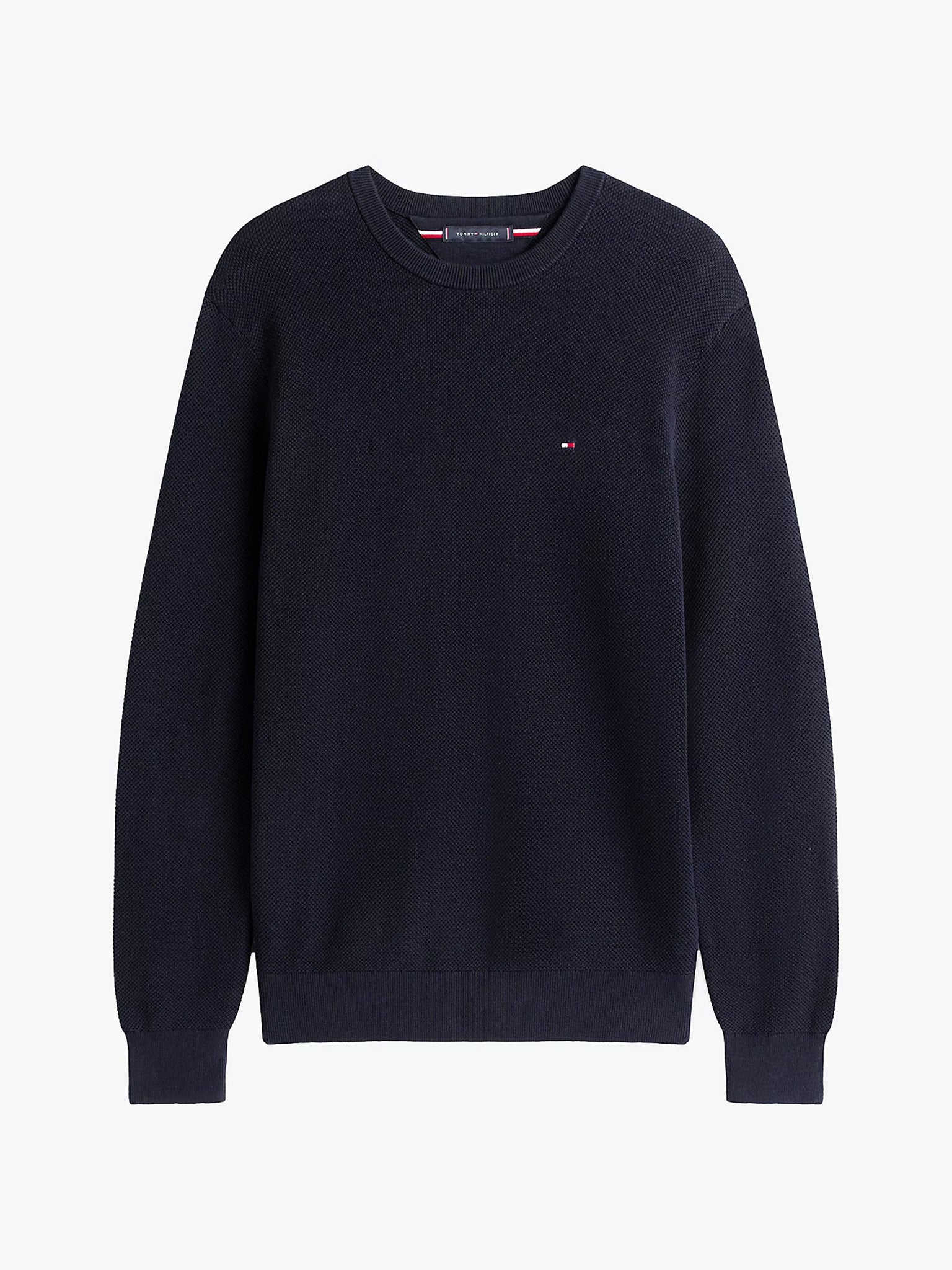 Ανδρική μπλούζα πλεκτή ESSENTIAL STRUCTURE CREW NECK MW0MW36347DW5 | MW0MW36347DW5