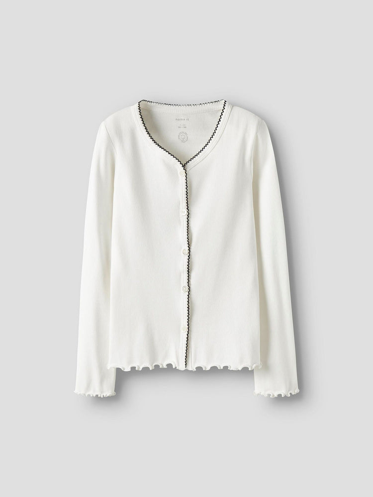 Εφηβική ζακέτα NKFFIONA LS SLIM TOP PB | 13251242