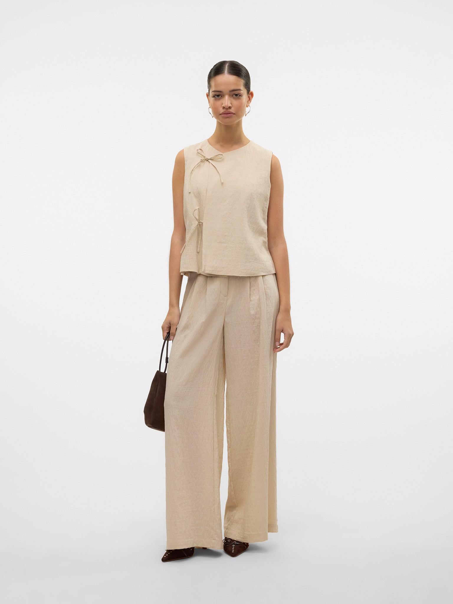 Γυναικεία παντελόνα VMFEA MW PALAZZO PANTS 10326937 | 10326937