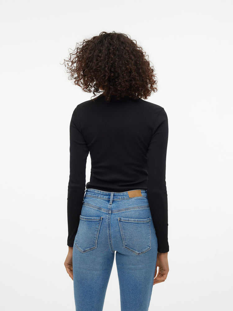 Γυναικεία μπλούζα ριπ VMCHLOE LS SHORT TOP JRS NOOS 10306897 | 10306897