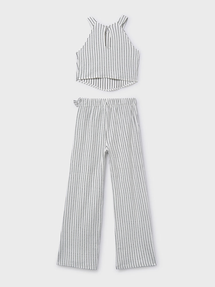 Εφηβικό σετ παντελόνι μακρύ με ριγές | 26-06560-027