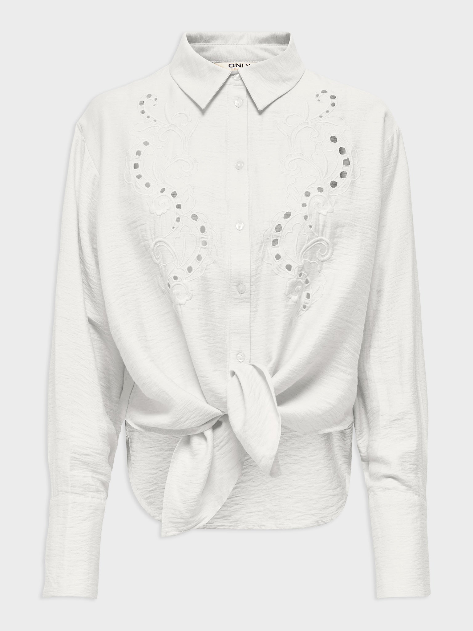 Γυναικείο πουκάμισο λινό ONLBIRONA LINO L/S TIE SHIRT WVN 15365768 | 15365768