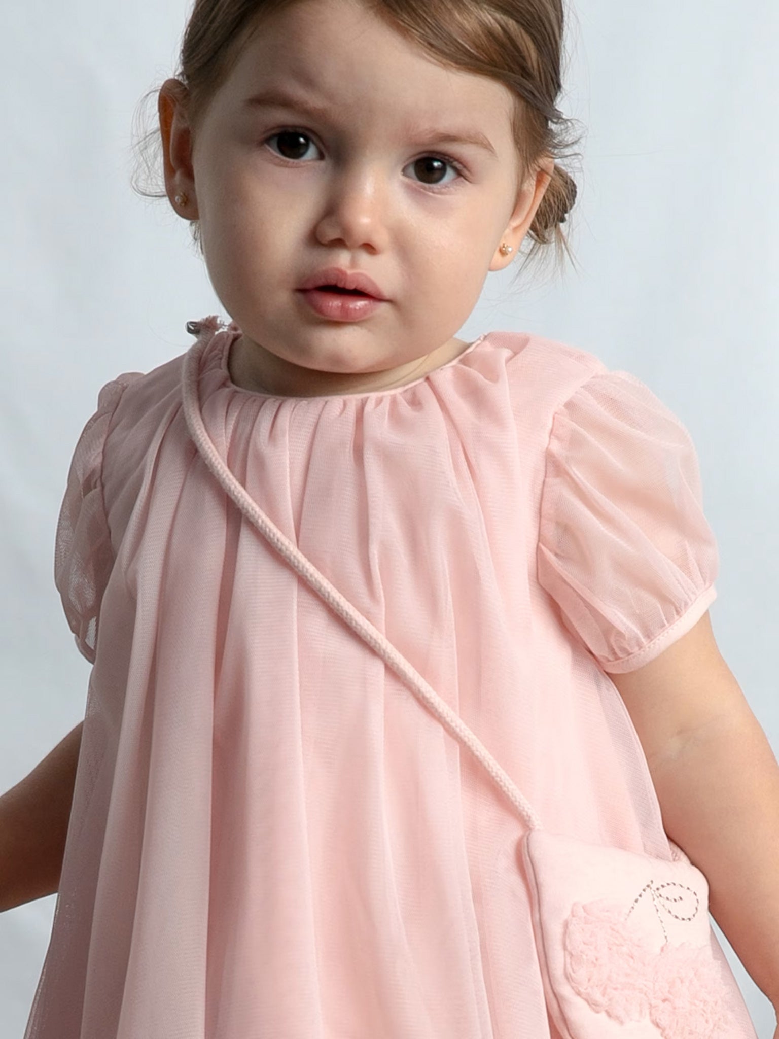 Βρεφικό φόρεμα τούλι με τσάντα | 26-01917-046