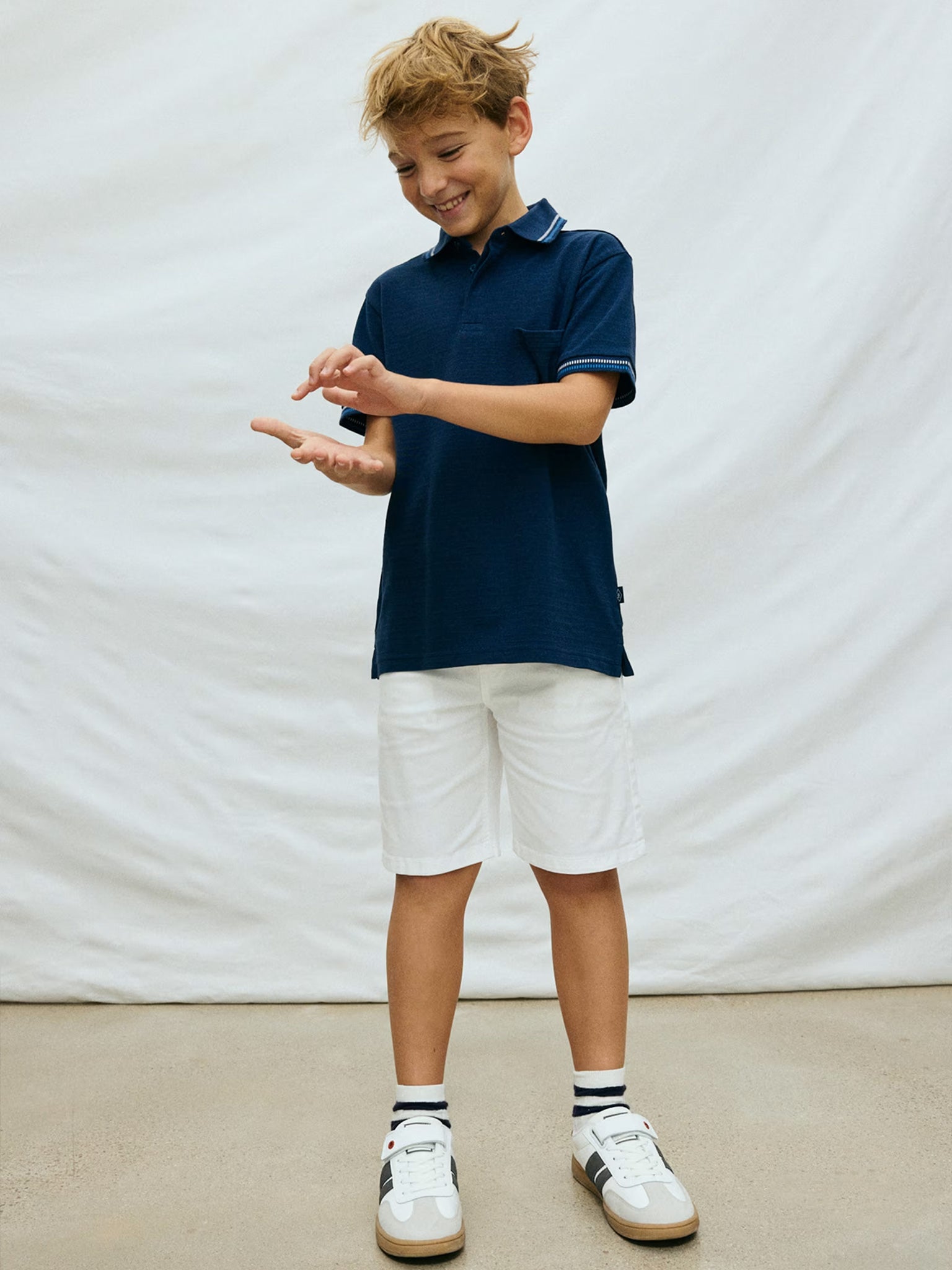 Εφηβική μπλούζα polo | 26-06164-058