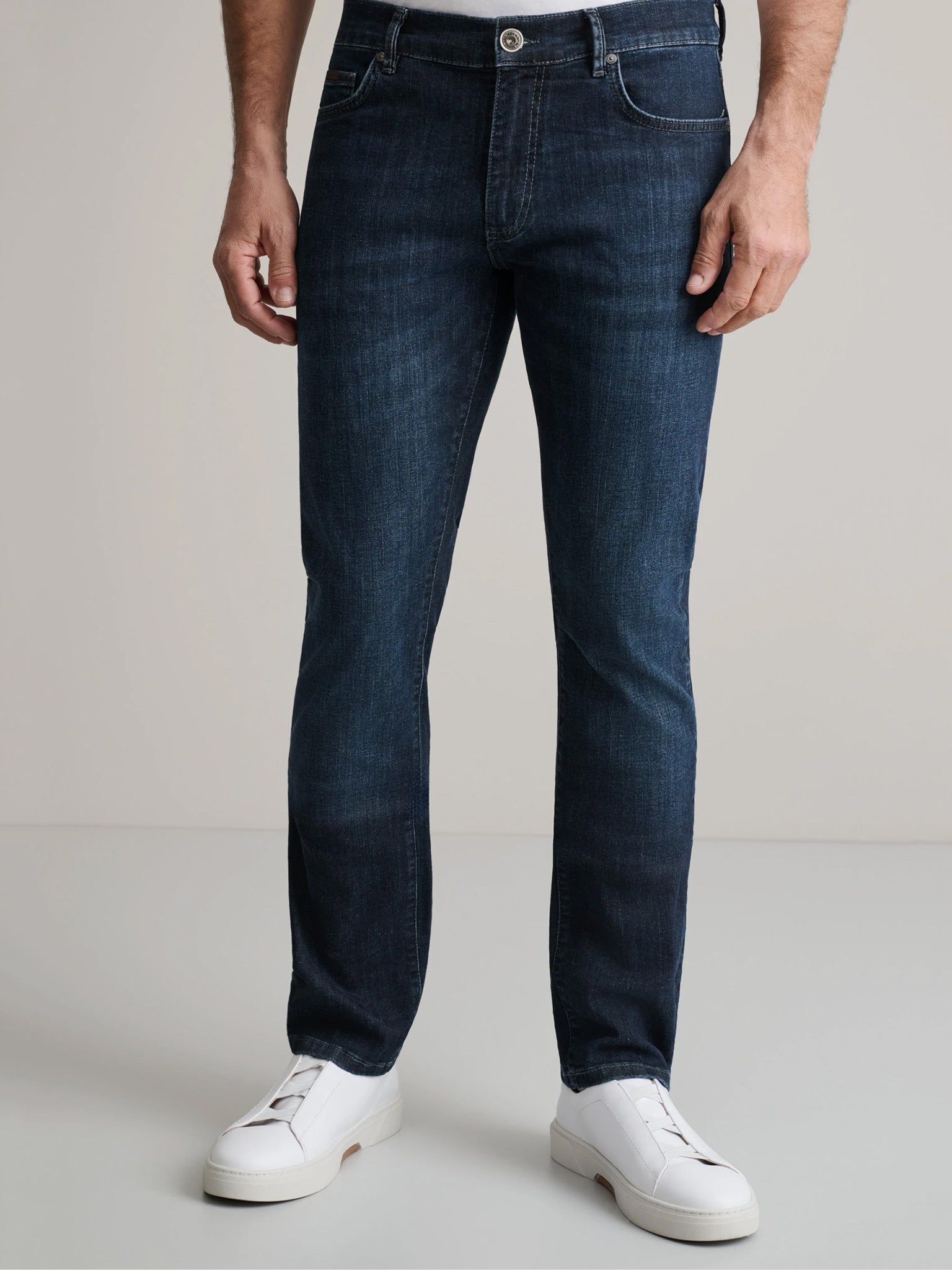 Ανδρικό παντελόνι τζιν blue/black 24AK.058/LW | 24AK.058/LW