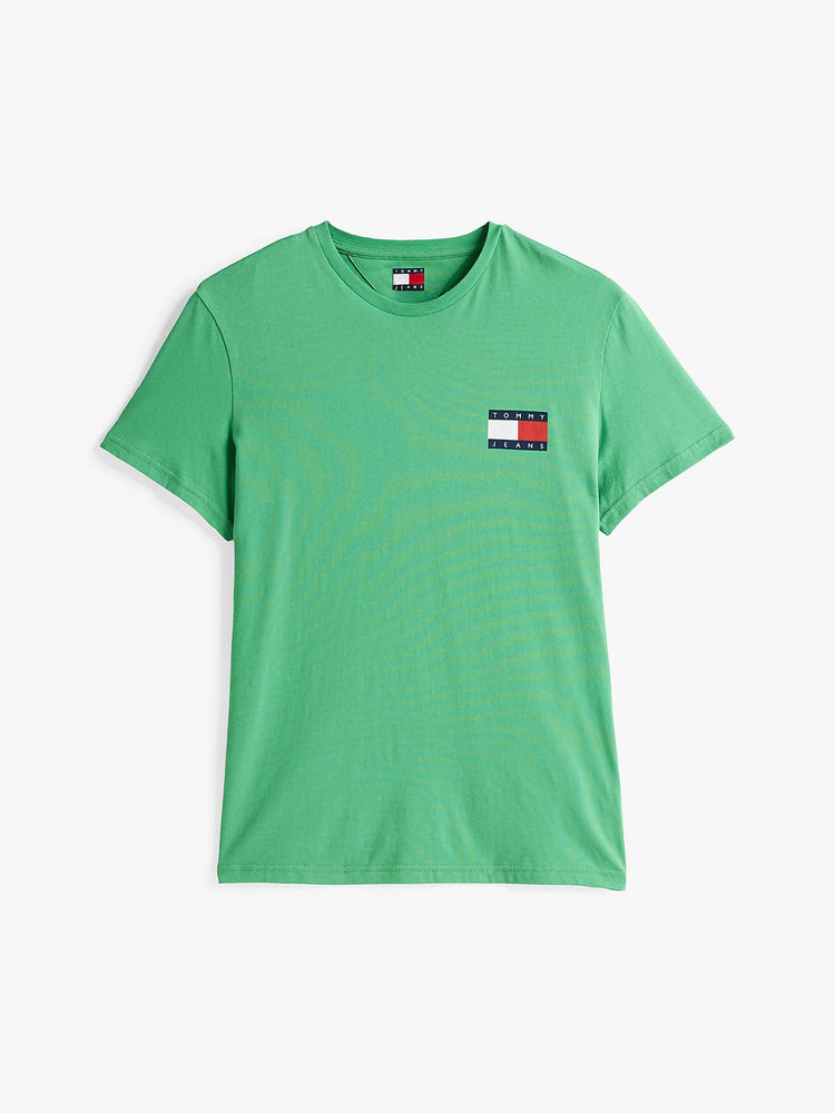 Ανδρικό t-shirt TJM SLIM ESSENTIAL FLAG TEE DM0DM20740LY3 | DM0DM20740LY3