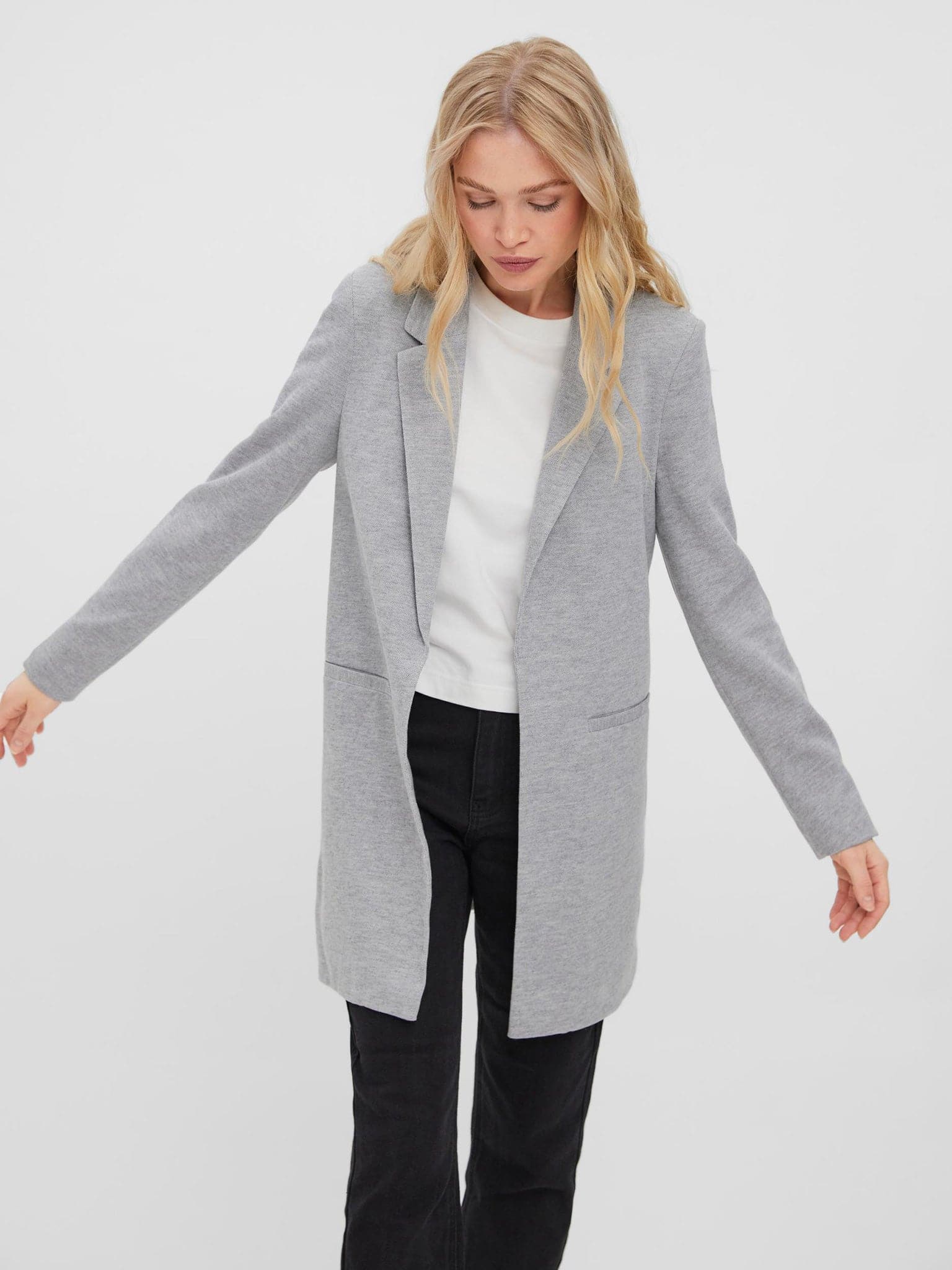 Γυναικείο σακάκι VMVERINA LS LONG BLAZER NOOS 10258618 | 10258618