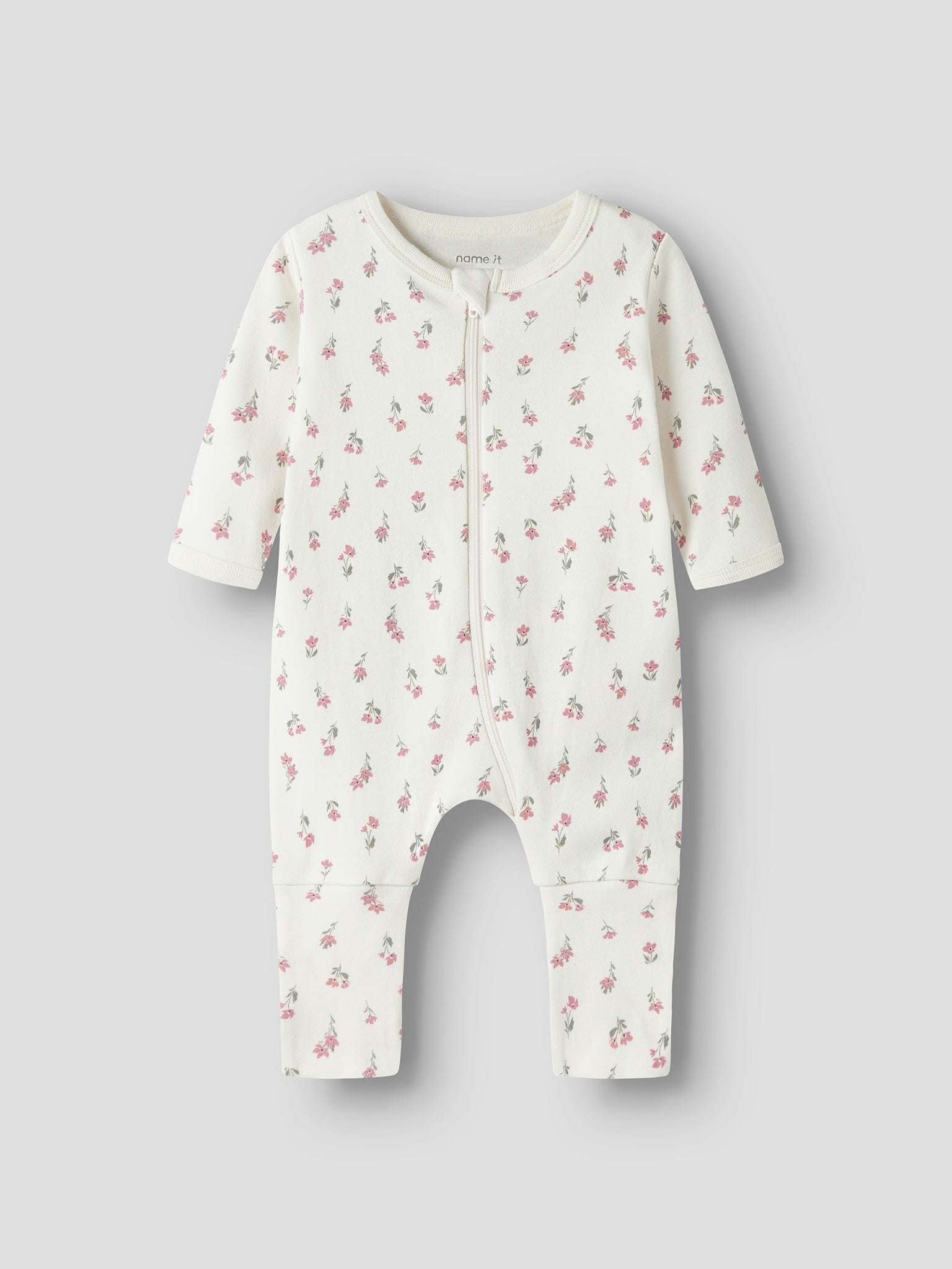 Βρεφικά φορμάκια σετ 2 τεμ NBFNIGHTSUIT 2P ZIP FF FLOWER NOOS 13250801 | 13250801
