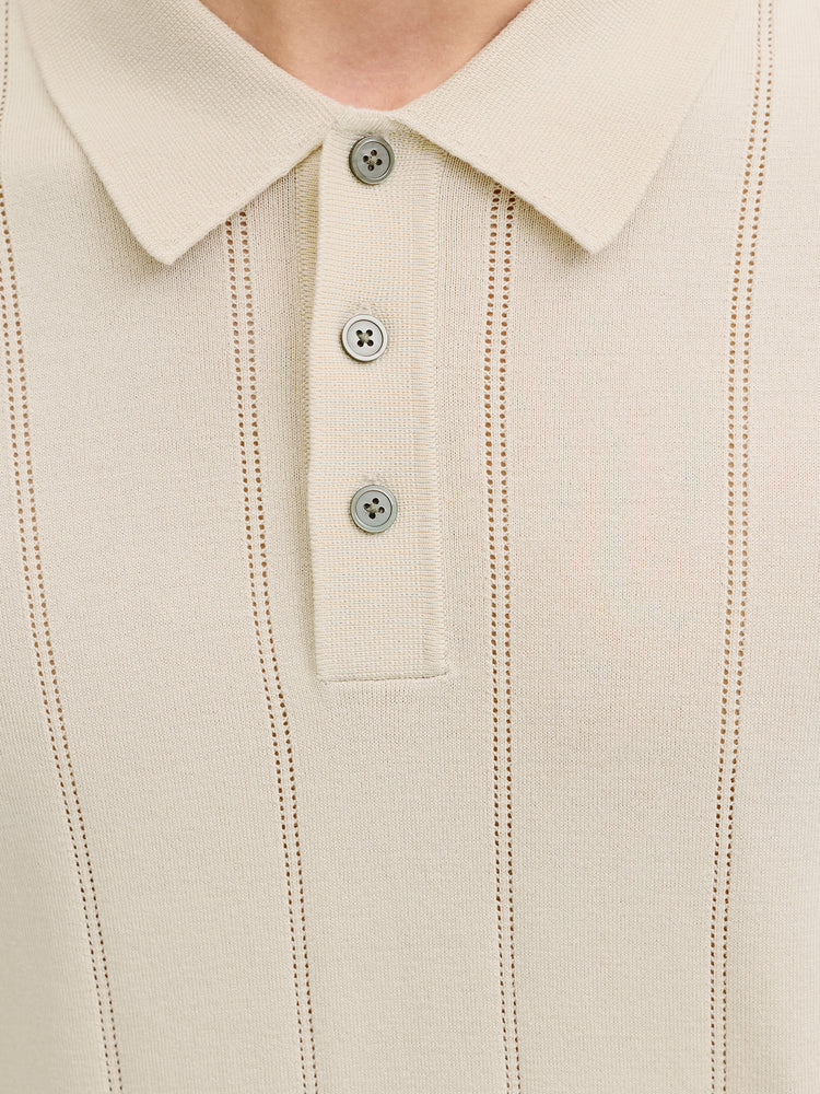 Ανδρικό polo πλεκτό JPRBLAWILLIAM STRUCTURE KNIT POLO 12291042 | 12291042
