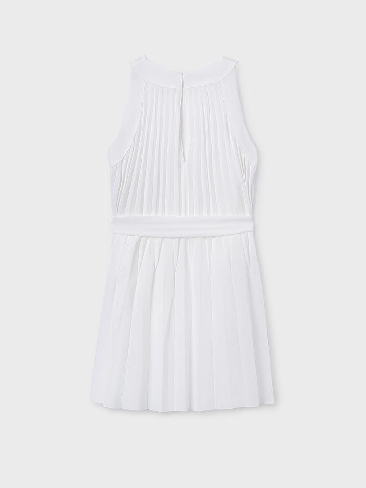 Εφηβικό φόρεμα πλισέ | 26-06908-011