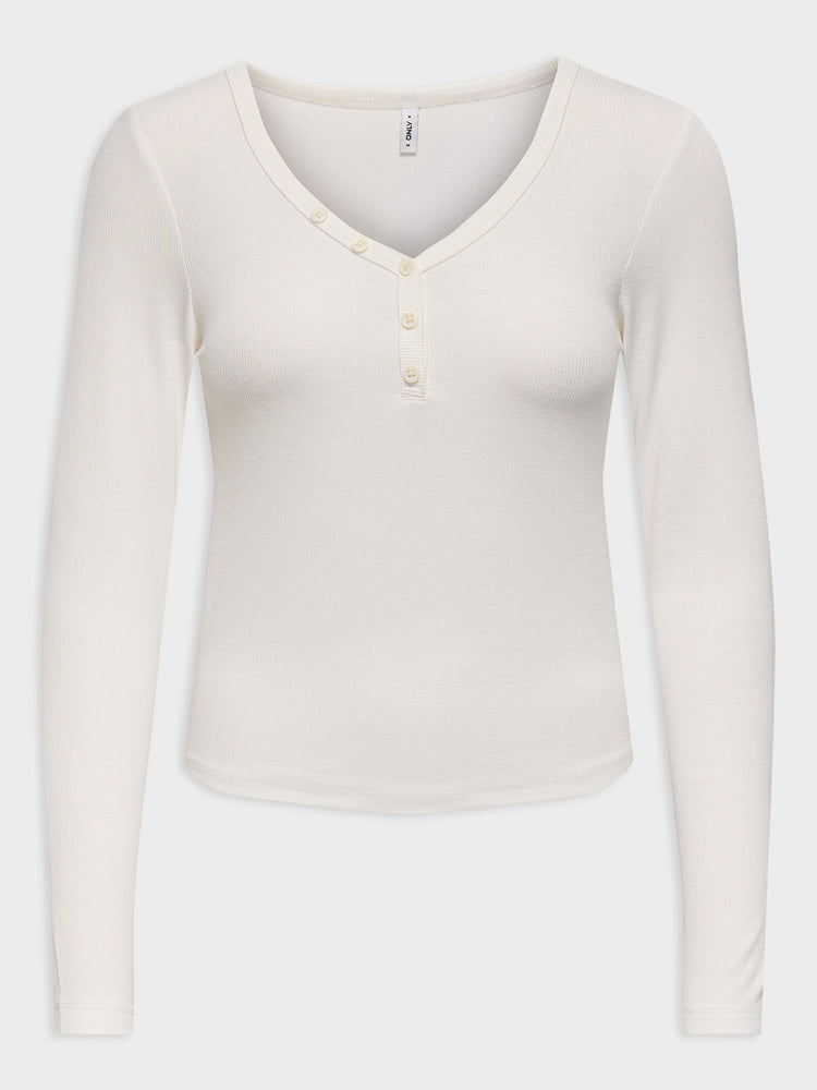 Γυναικεία μπλούζα ριπ ONLNORA L/S PLACET TOP CS JRS 15370884 | 15370884