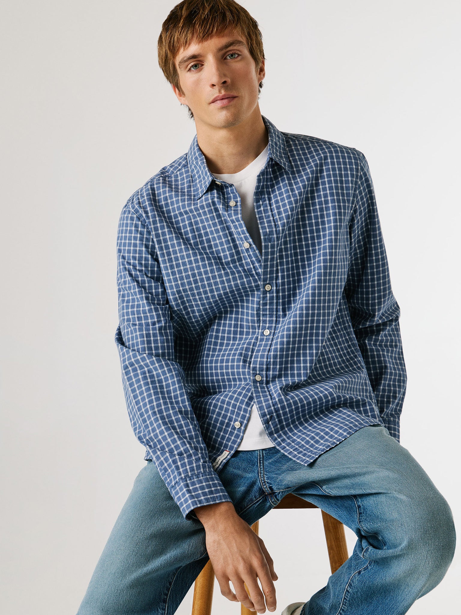 Ανδρικό πουκάμισο καρό | PM3091180576