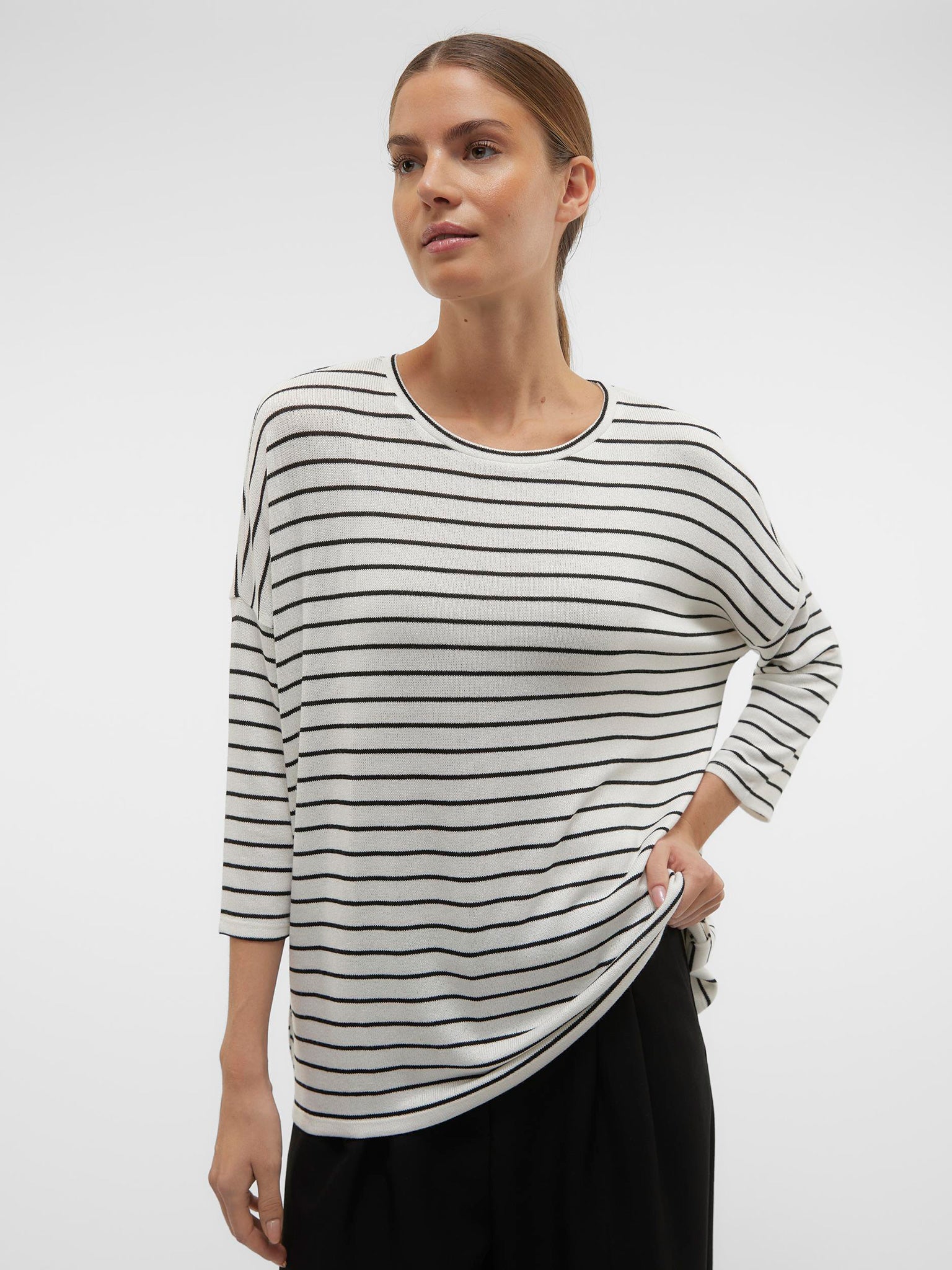 Γυναικεία μπλούζα πλεκτή  VMBRIANNA 3/4 PULLOVER BOO REP 10277858 | 10277858