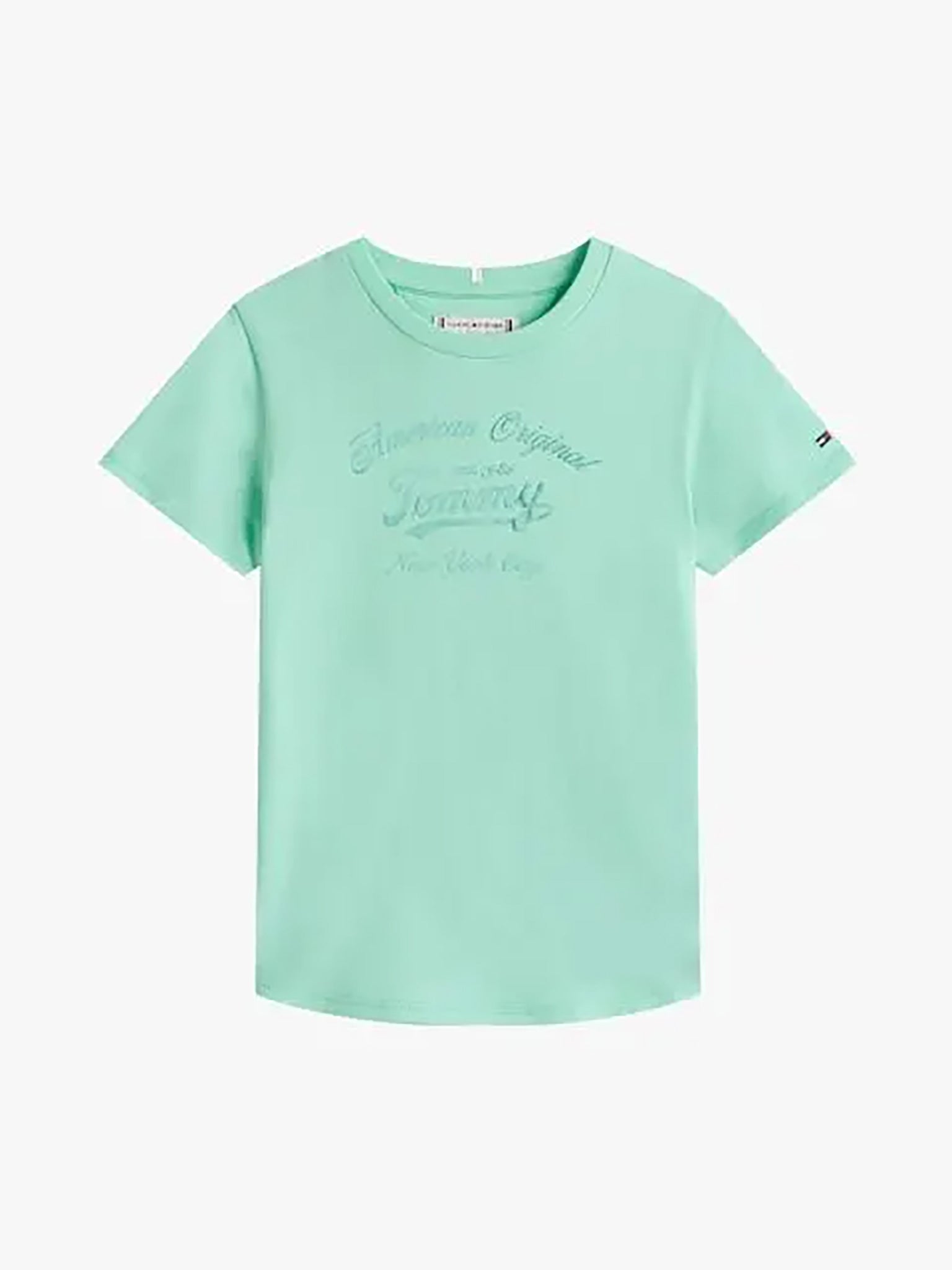 Παιδική μπλούζα μακό TOMMY SCRIPT TEE SS KG0KG08636L6Z | KG0KG08636L6Z
