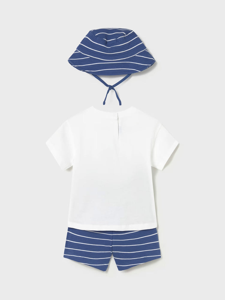 Βρεφικό σετ μακό με καπέλο | 26-01666-035