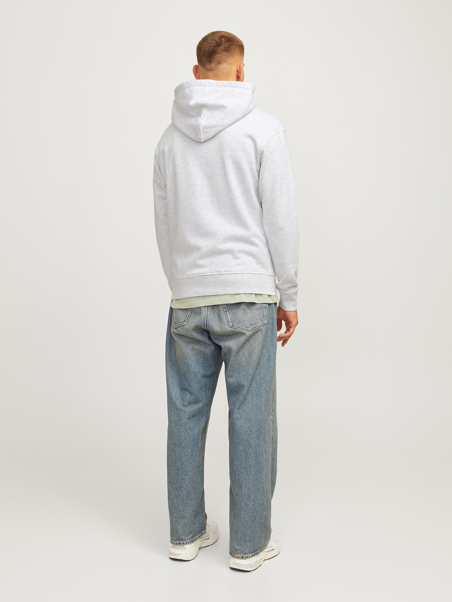 Ανδρική μπλούζα φούτερ JORPORTLAND BLOCK SWEAT HOOD LN 12262421 | 12262421