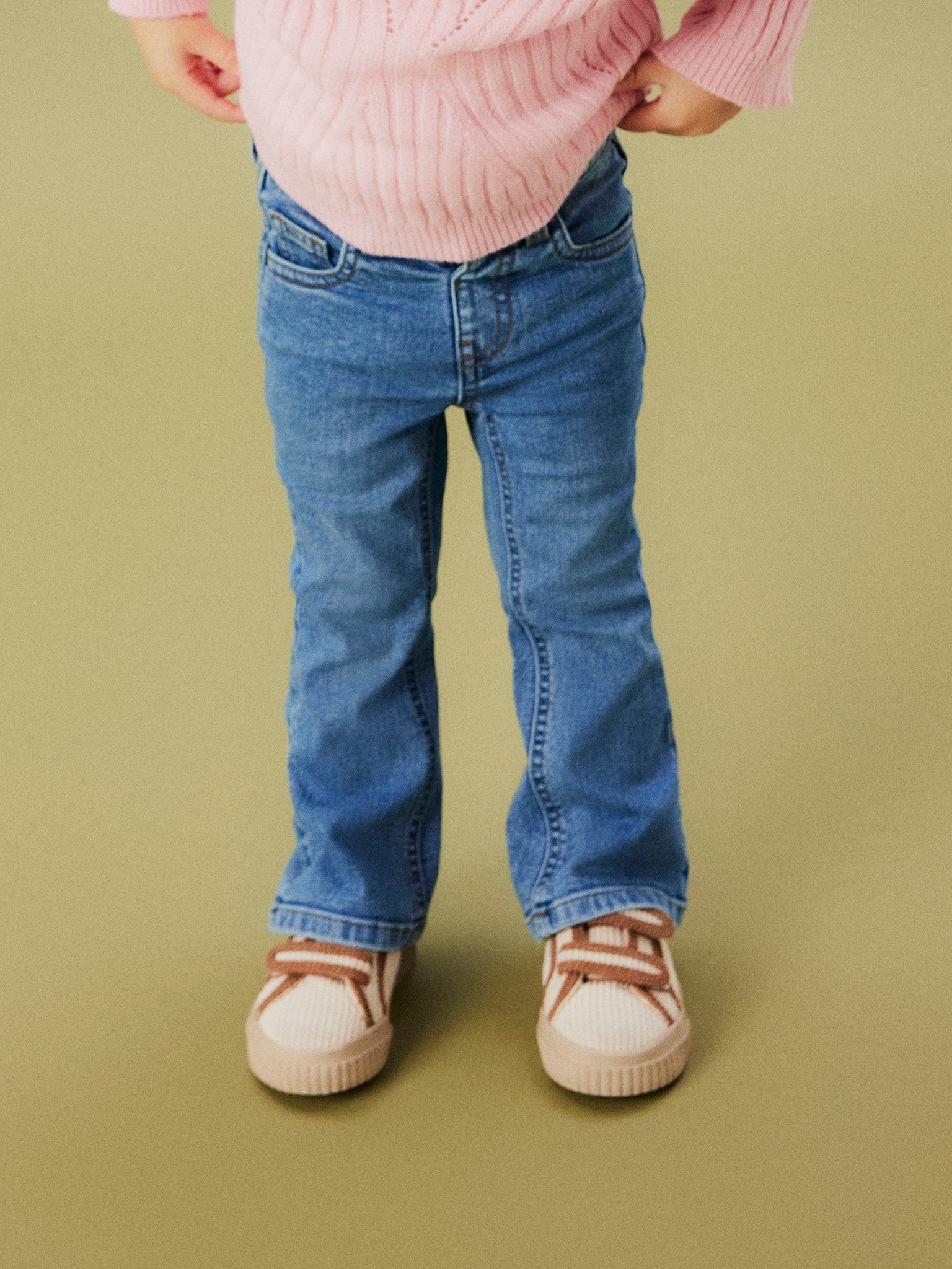 Παιδικό παντελόνι τζιν medium blue NMFPOLLY BOOTCUT JEANS 8808-DT 13244343 | 13244343