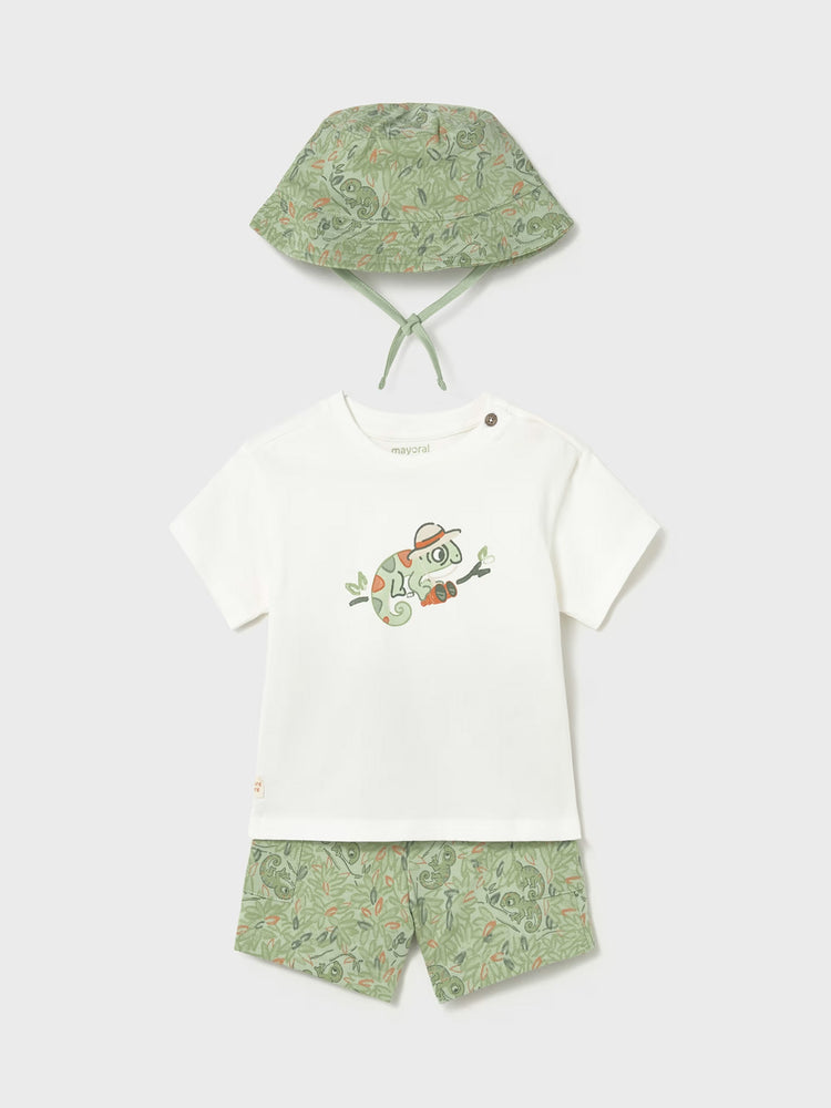 Βρεφικό σύνολο με καπέλο | 26-01667-081