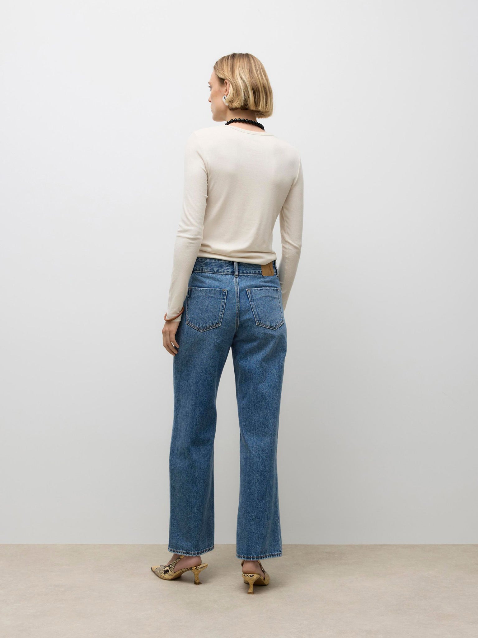 Γυναικεία μπλούζα ριπ AWIRWINA LS O-NECK TOP NOOS 10300893 | 10300893
