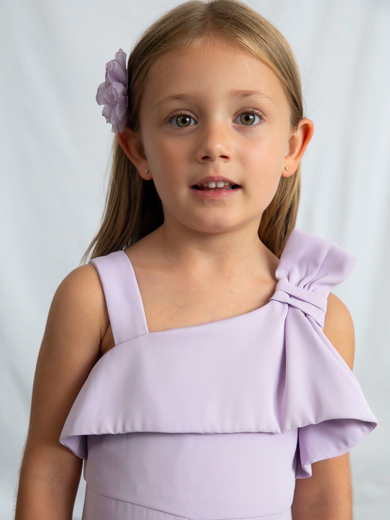 Παιδική ολόσωμη φόρμα κρεπ με φιόγκο | 26-03892-052