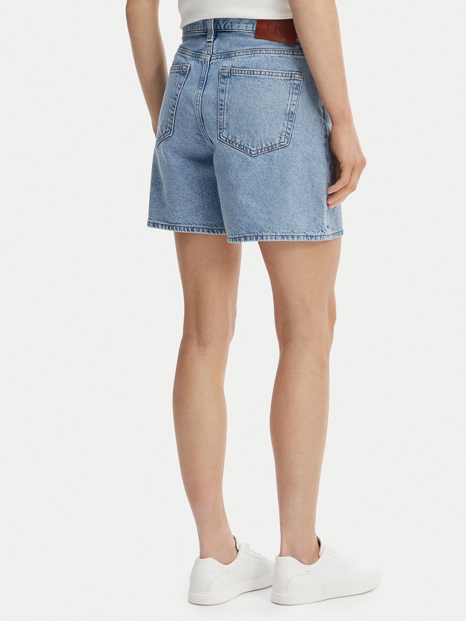 Γυναικείο σορτς τζιν HI RISE A-LINE SHORT COASTAL LV047F675G1XT | LV047F675G1XT