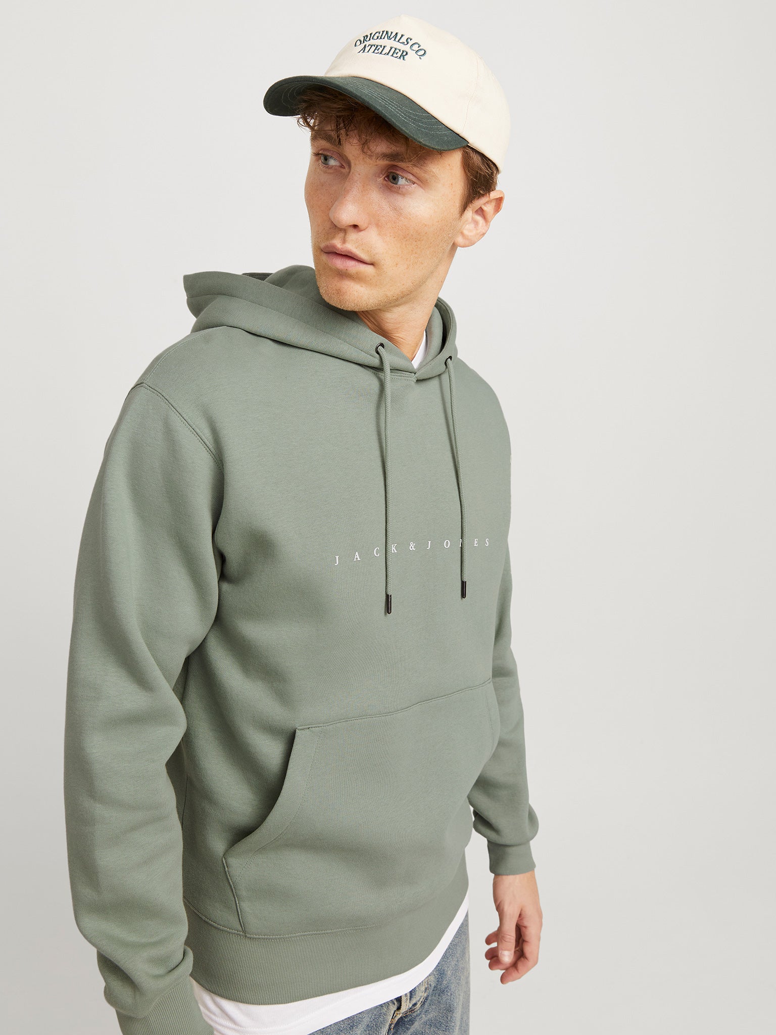 Ανδρική μπλούζα φούτερ JJESTAR JJ SWEAT HOOD NOOS 12233972 | 12233972