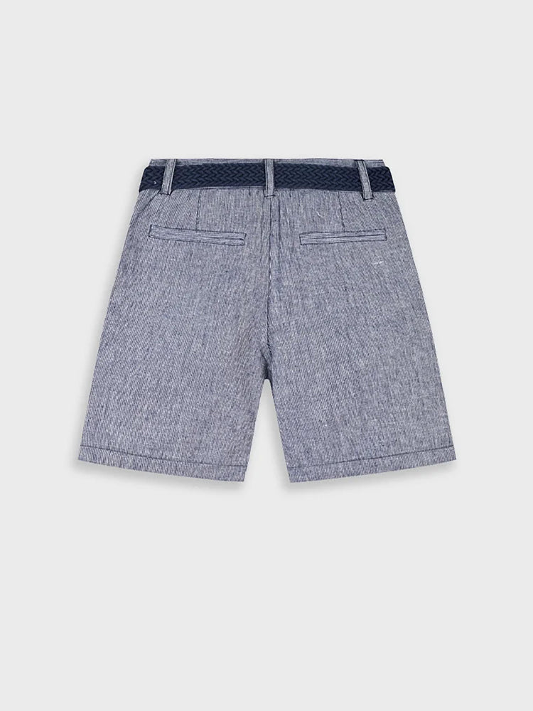 Παιδική βερμούδα με ζώνη | 12-226116-2