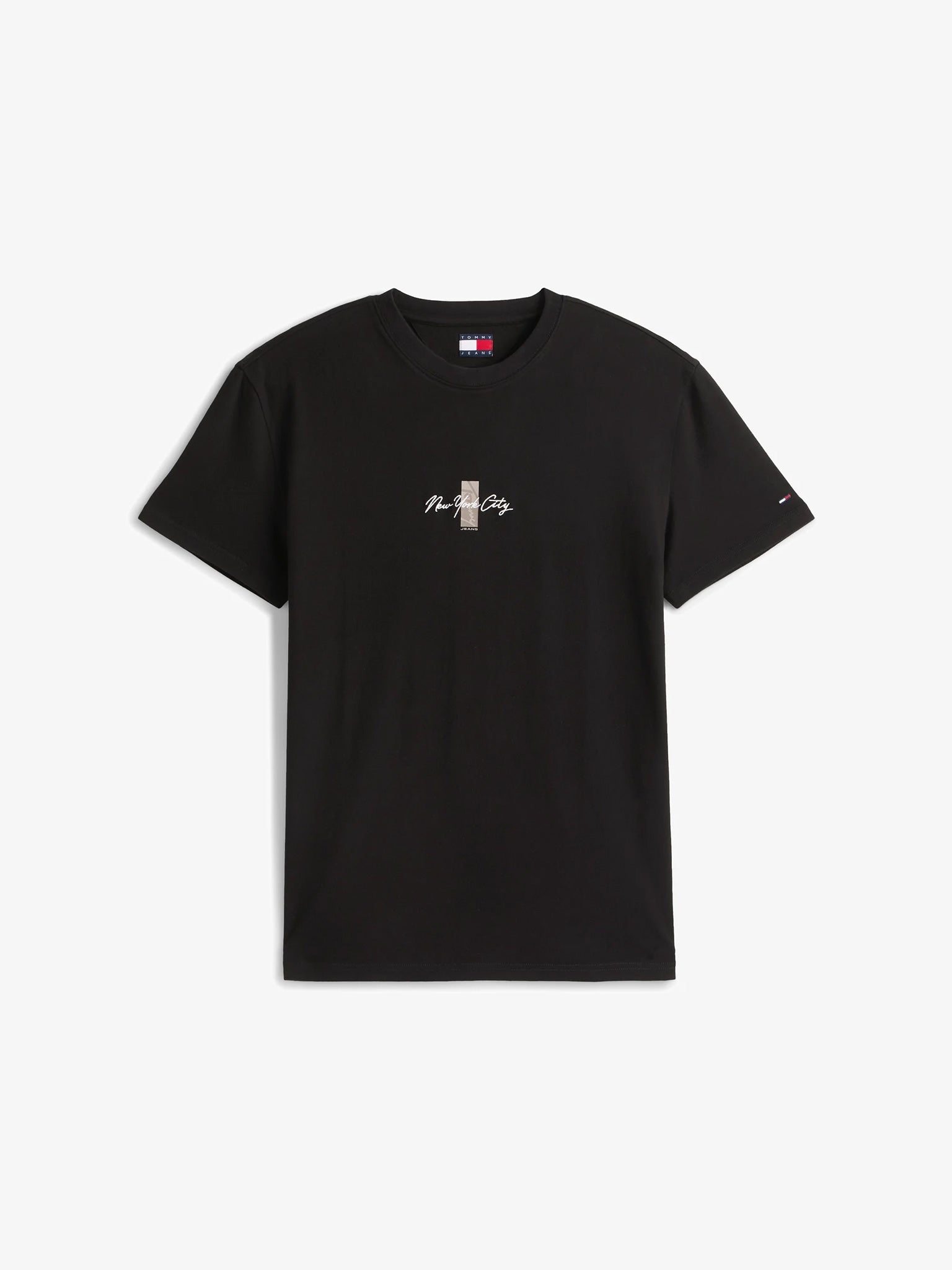 Ανδρικό t-shirt TJM REG SIGN BLOCK SS TEE EXT DM0DM22532BDS | DM0DM22532BDS