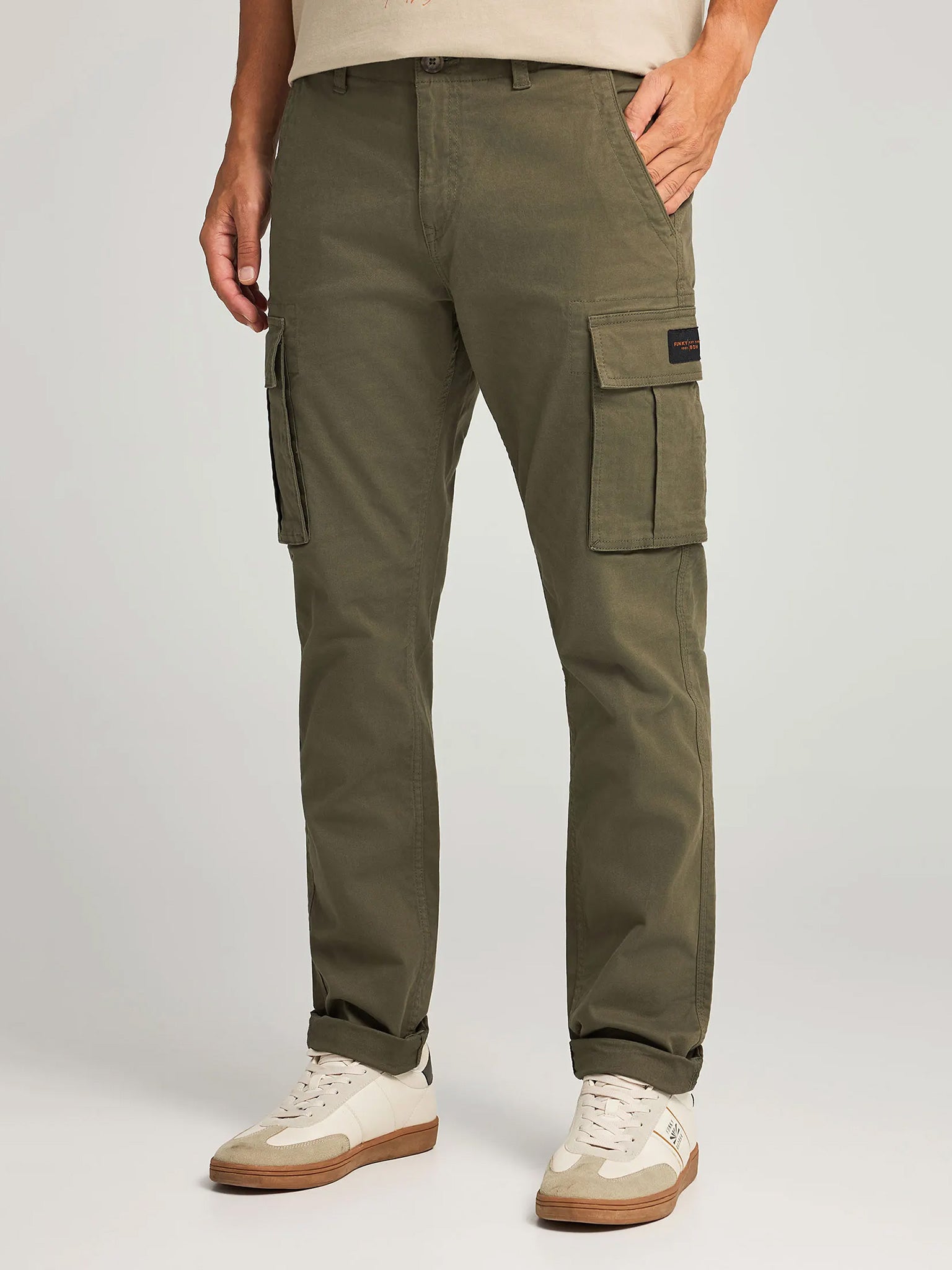 Ανδρικό παντελόνι cargo FBM012-002-02 | FBM012-002-02