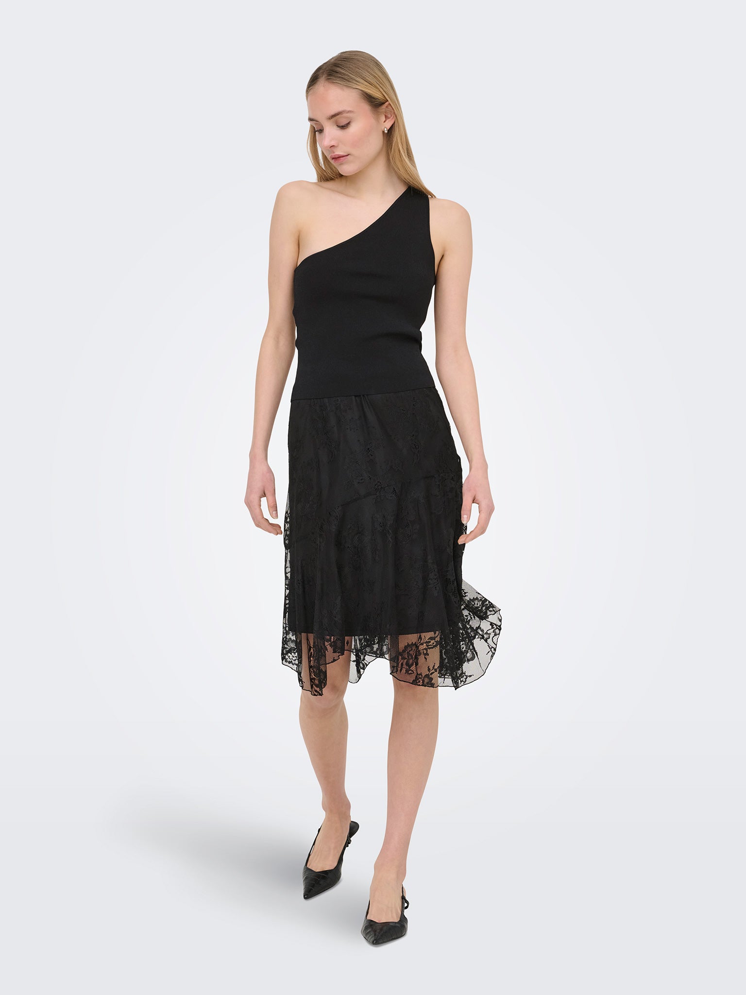 Γυναικείο top έξωμο ONLMILO SL ONE SHOULDER RIB TOP 15373281 | 15373281