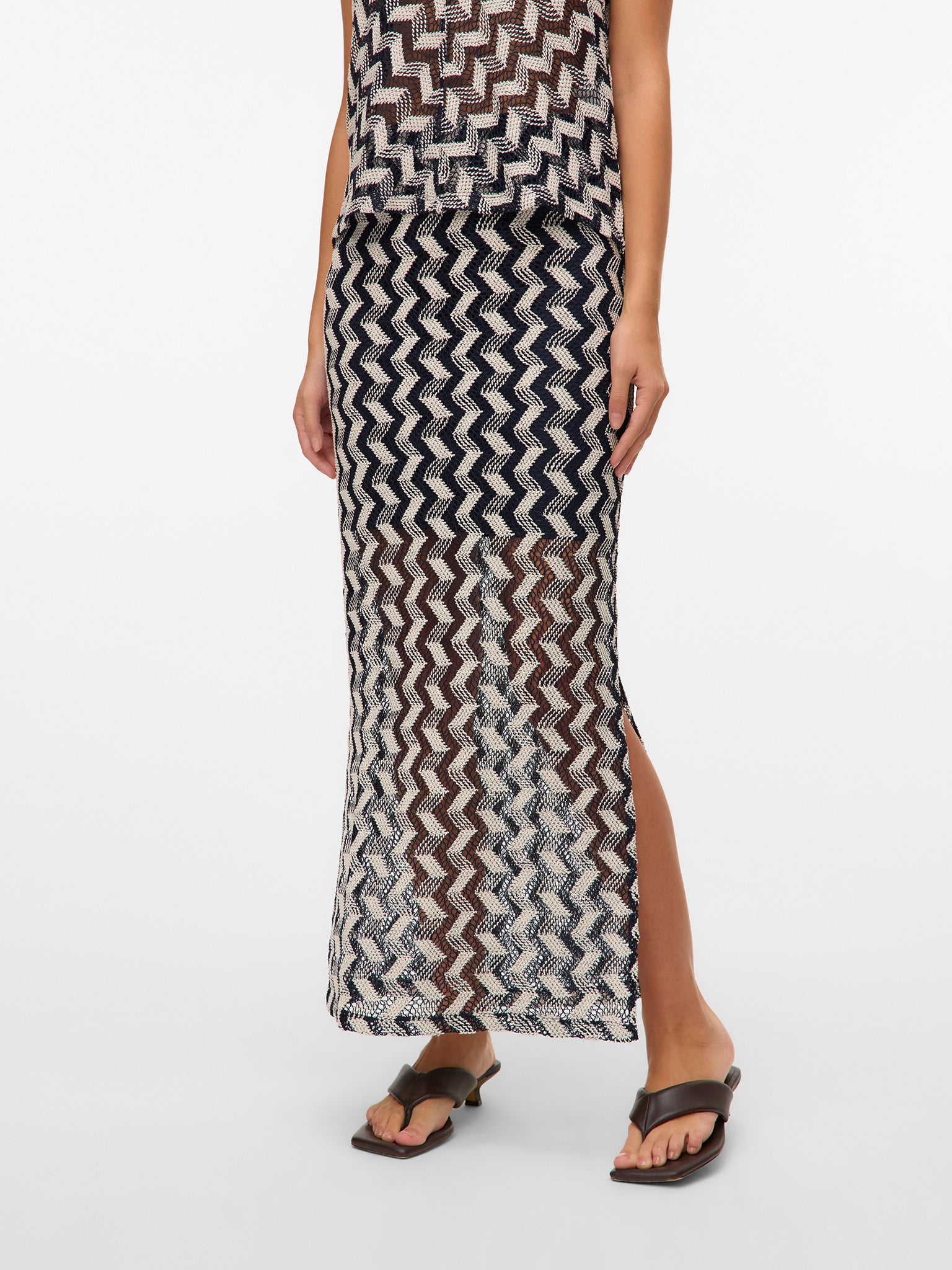 Γυναικεία φούστα πλεκτή VMTIKKA HW ANKLE SKIRT JRS 10327093 | 10327093