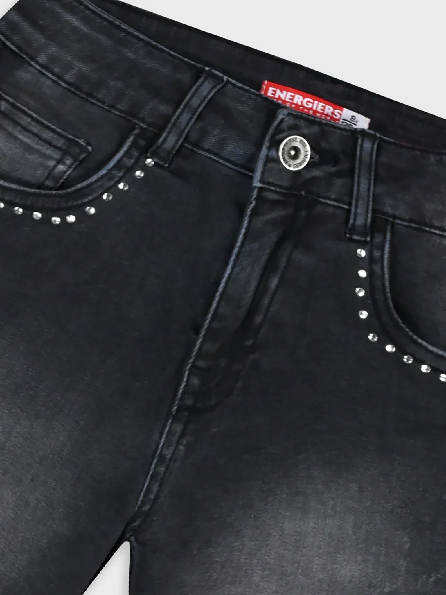 Εφηβικό σορτς τζιν με στρας | 16-226253-2