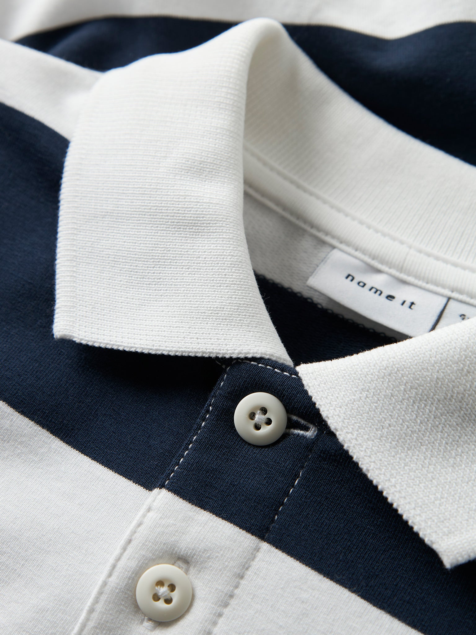 Παιδική μπλούζα polo ριγέ NMMLEOPOLD LS NREG SWEAT UNB 13246305 | 13246305