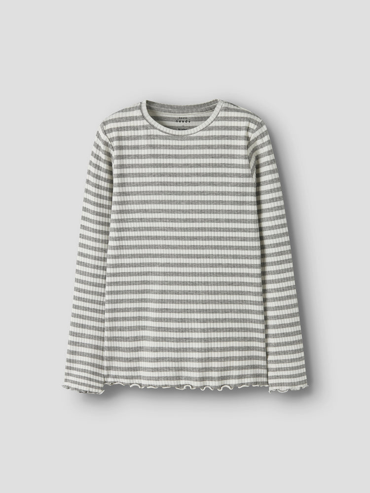 Εφηβική μπλούζα ριπ NKFVEMMA LS SLIM TOP 13225053 | 13225053