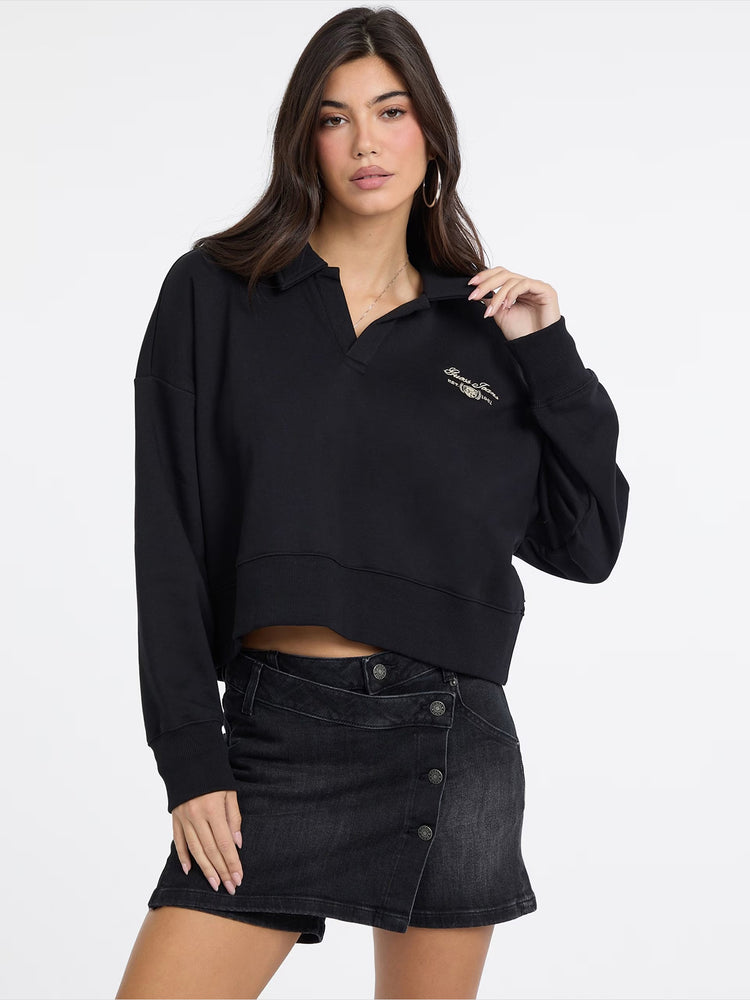 Γυναικεία μπλούζα φούτερ W5BQ09KC811JBLK | W5BQ09KC811JBLK