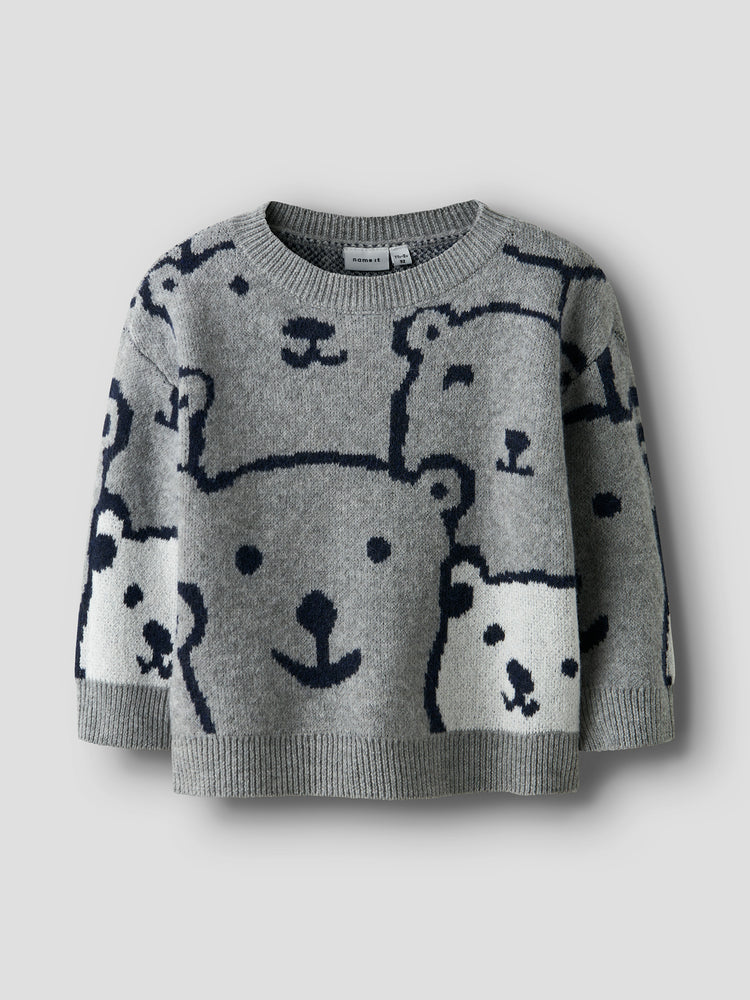 Παιδική μπλούζα πλεκτή NMMSAUEL LS LOOSE KNIT 13250273 | 13250273