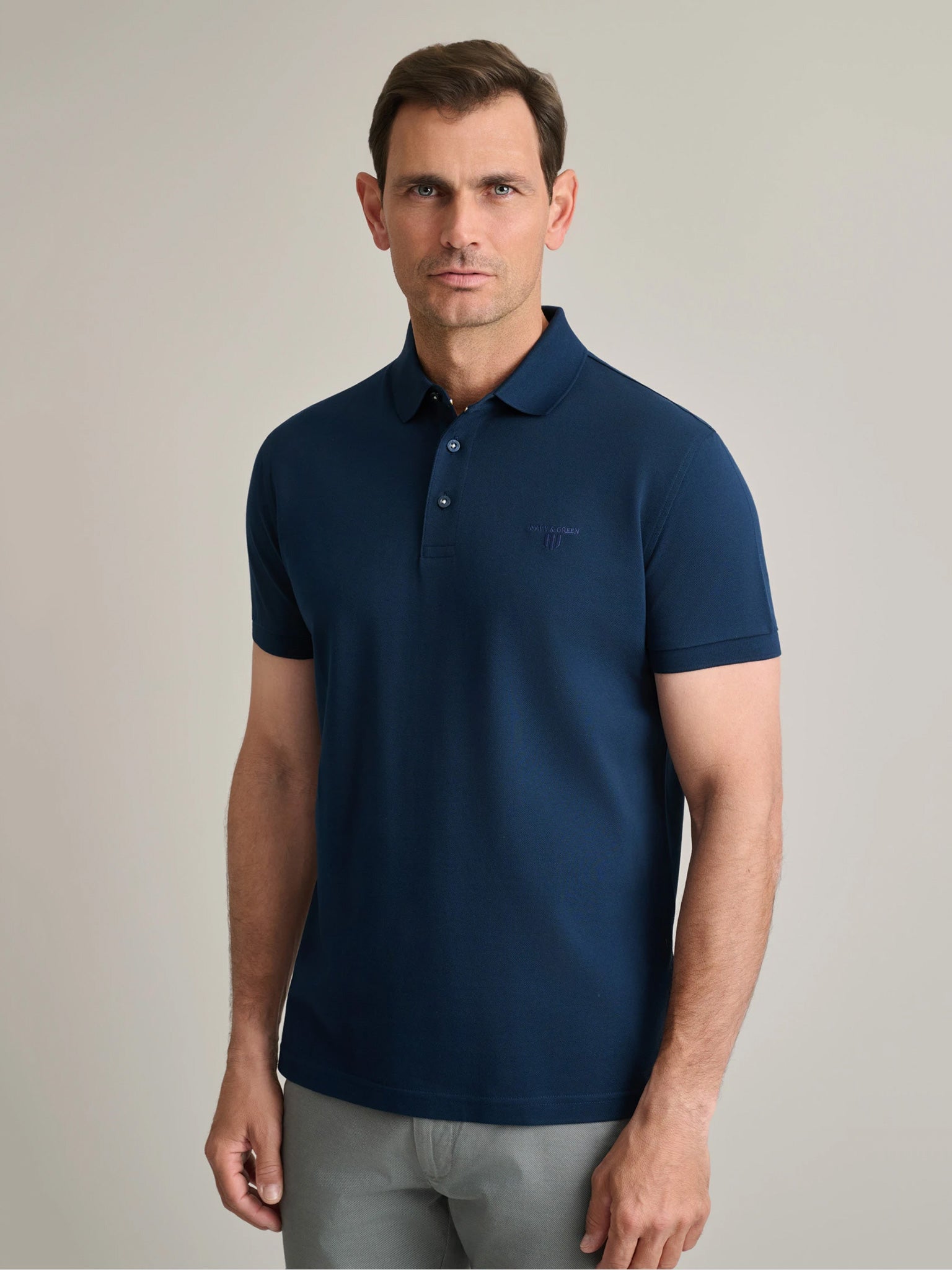 Ανδρικό polo dark petrol 24TS.003/PL | 24TS.003/PL