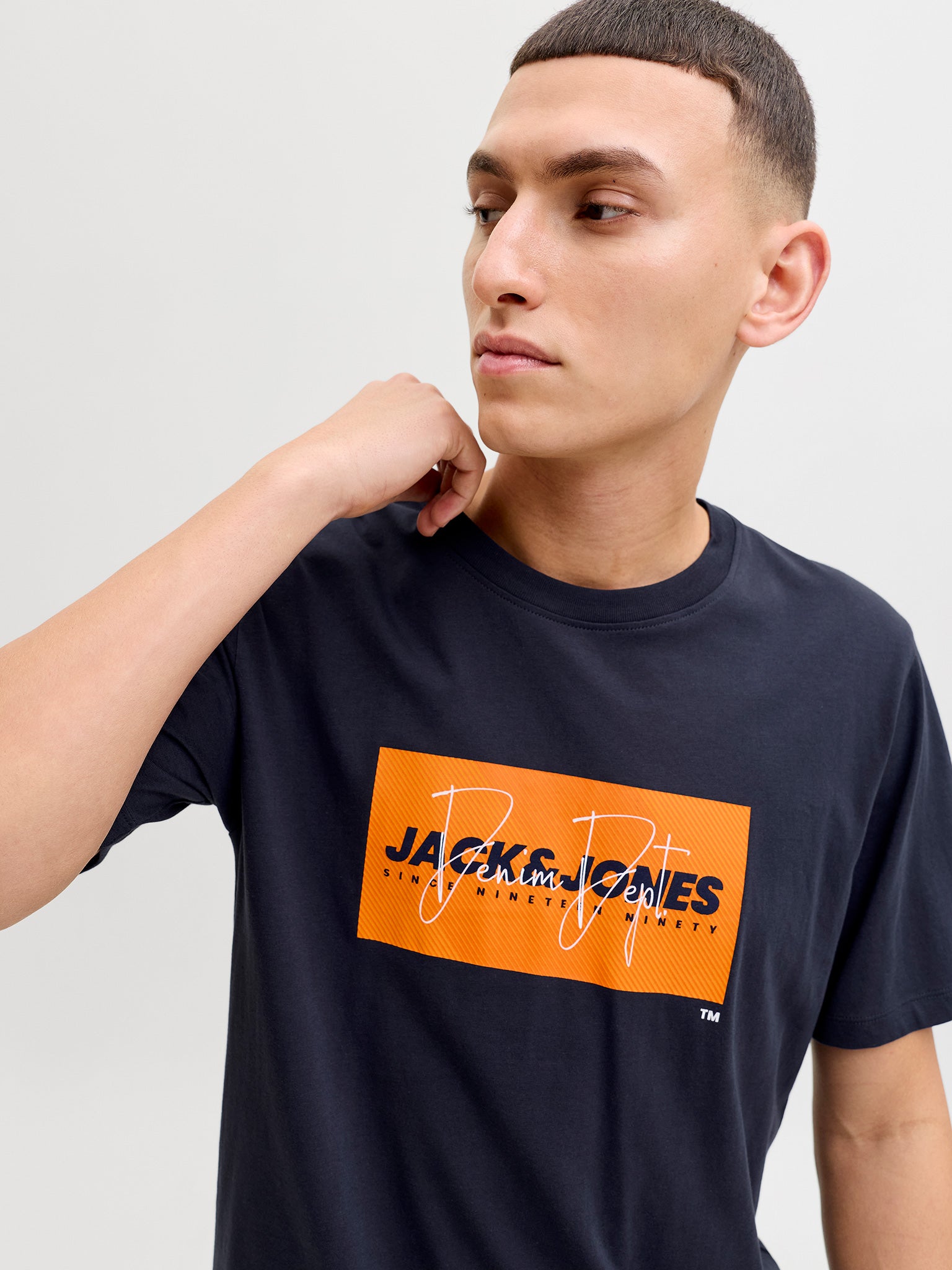 Ανδρικό t-shirt JJCOLE PRINT TEE SS CREW NECK LN 12288492 | 12288492