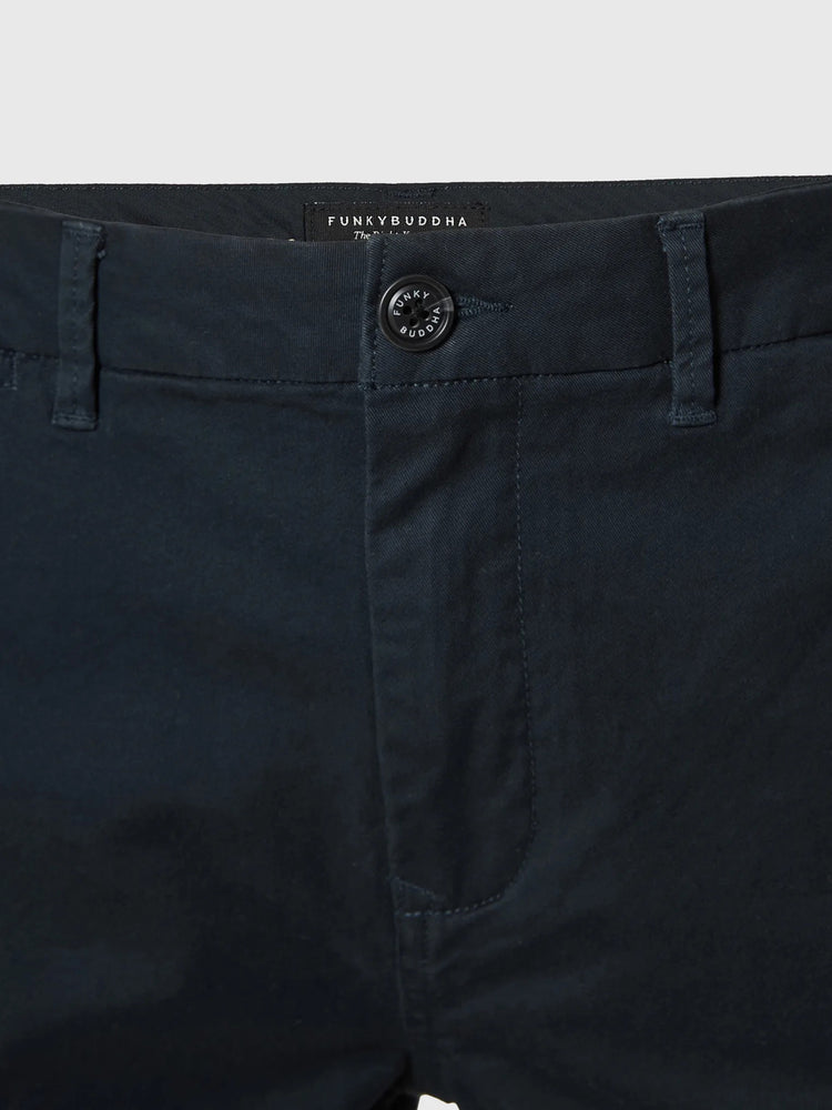 Ανδρικό παντελόνι chinos navy FBM014-001-02 | FBM014-001-02